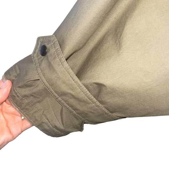 Dash Vintage Mens Coat Size Large Green Puffer Removable Liner Pockets - Picture 8 of 13